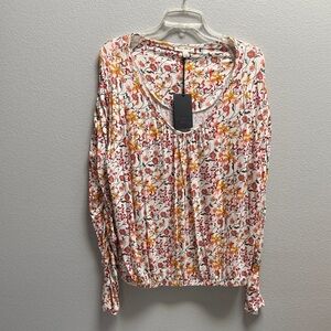Jane and Delancey Multicolor Floral Blouse